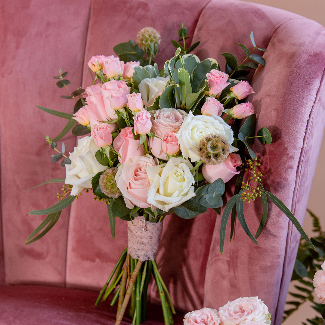 Mackenzie Pink Rose Bridal Bouquet