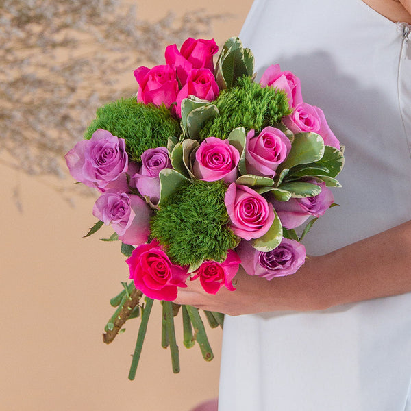 Madelyn Pink Rose Bridal Bouquet