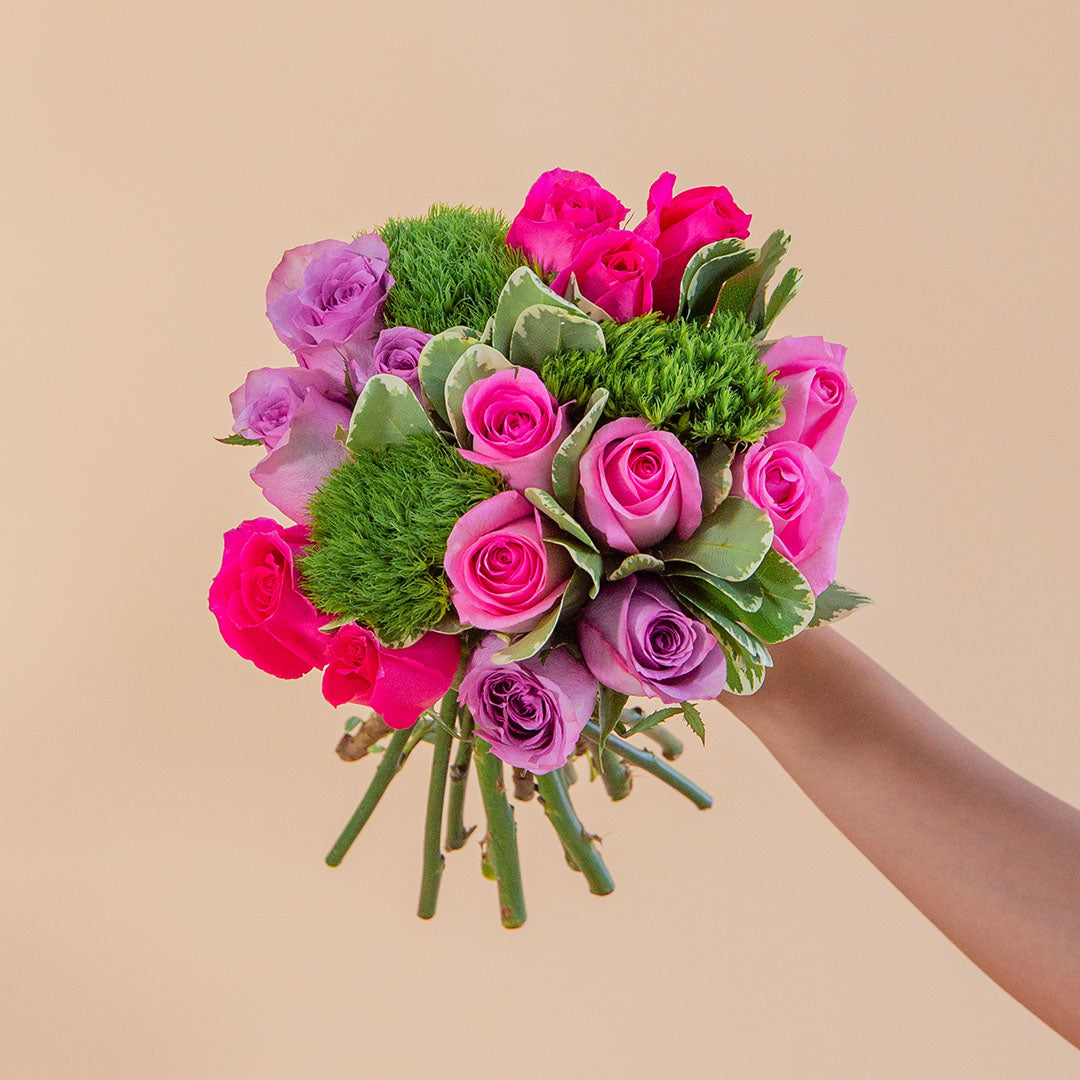 Madelyn Pink Rose Bridal Bouquet