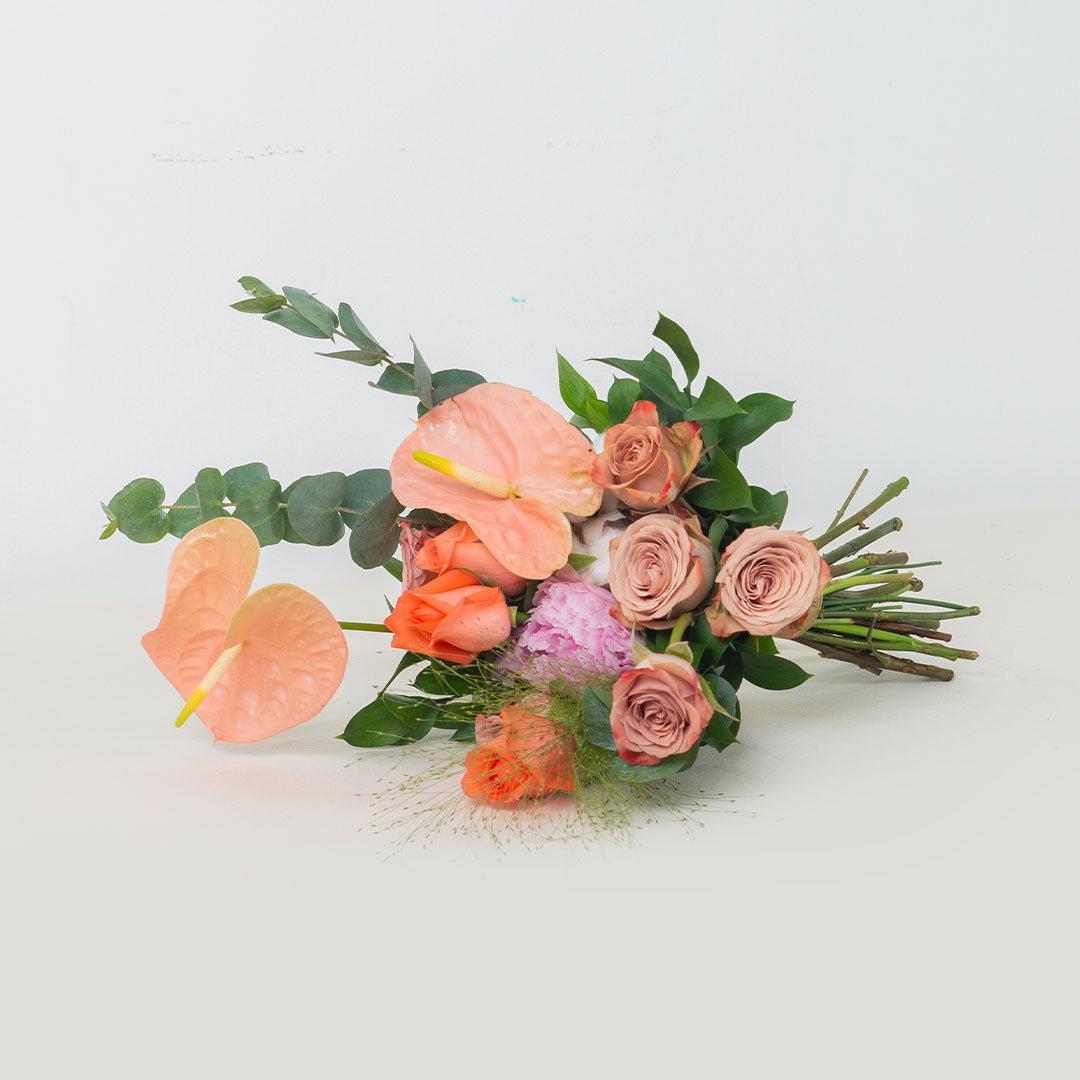 Philomena Pink Peony Hand-Tied Bouquet