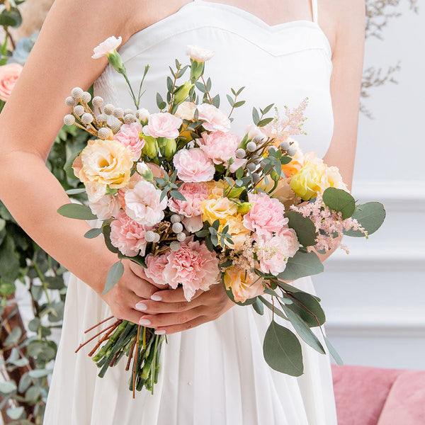 Victoria Pink Carnation Wedding Bouquet