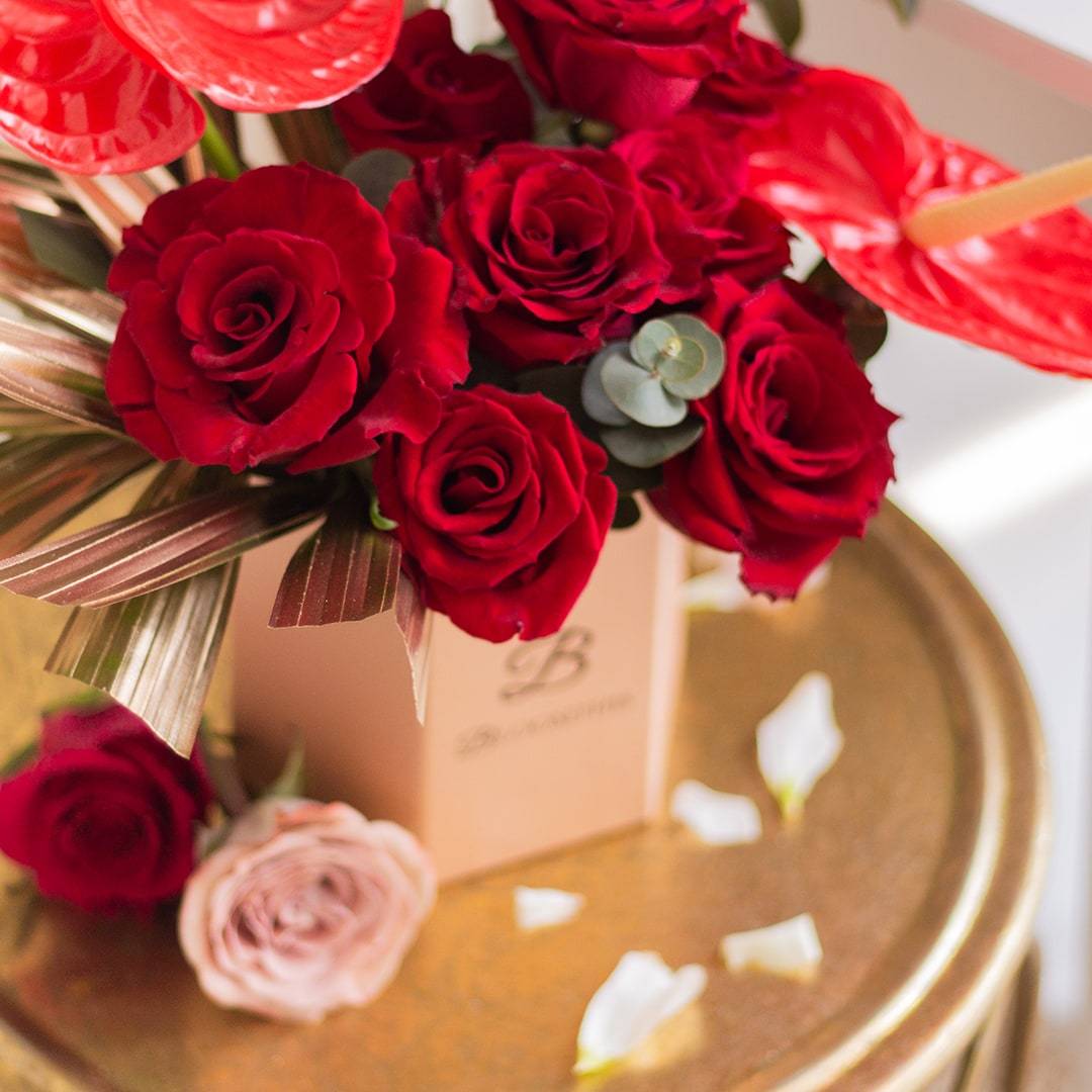 Bethany Red Rose Flower Box (VDV)