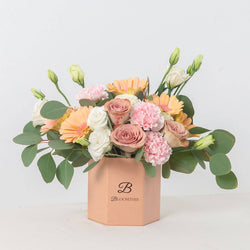 Blake Peach Gerbera Flower Box
