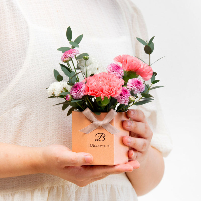 Chaya Carnation Mini Flower Box