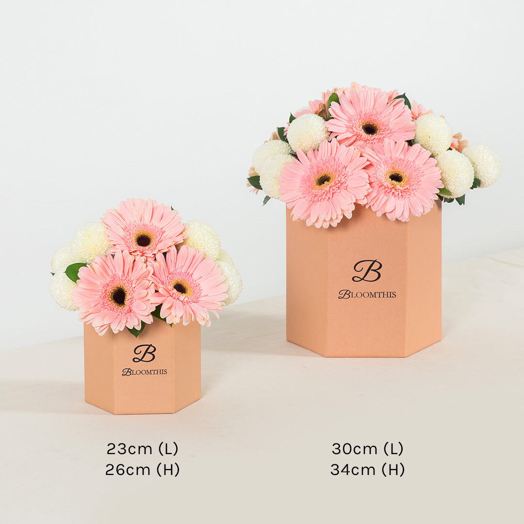 Grace Pink Gerbera Flower Box