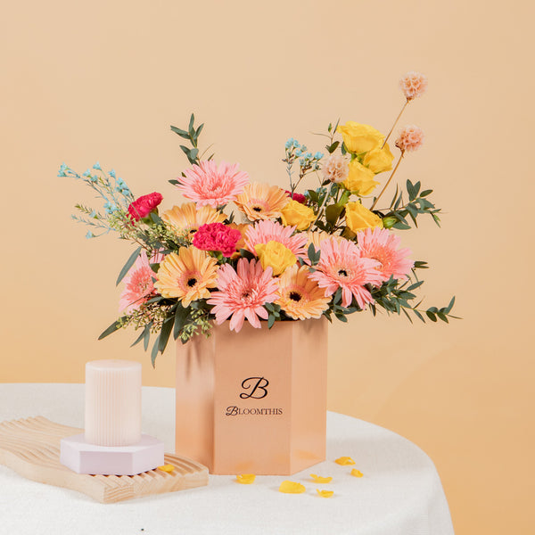 Izzy Pink Daisy Flower Box | Free Delivery | BloomThis