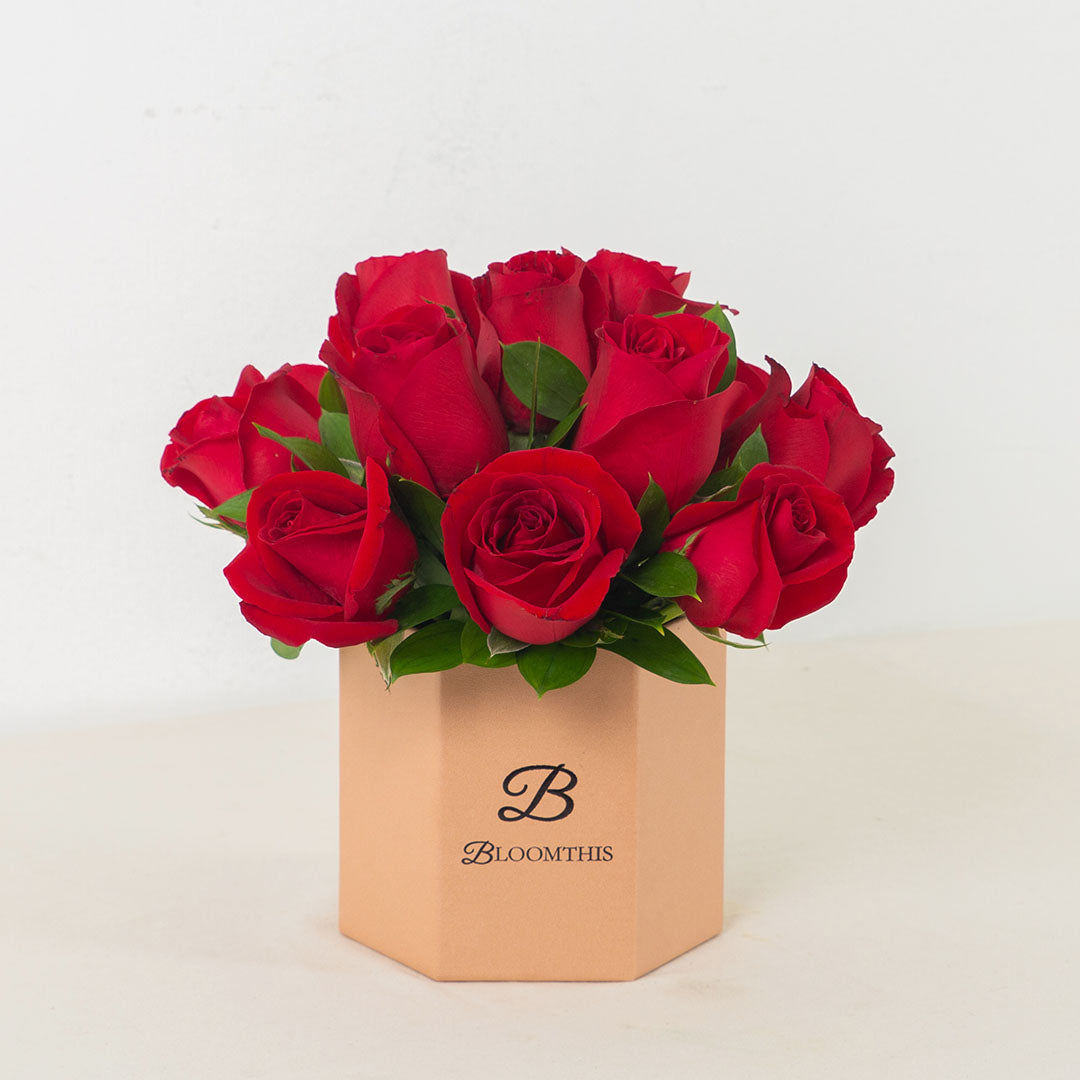 Kate Red Rose Flower Box
