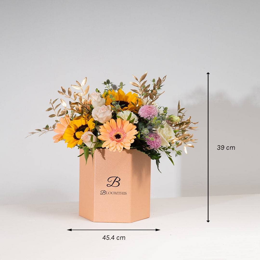 Steph Sunflower & Gerbera Flower Box