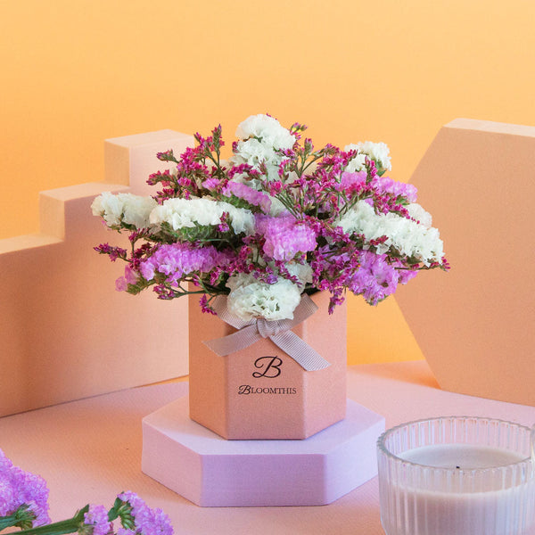 Wimberly Statice Mini Flower Box
