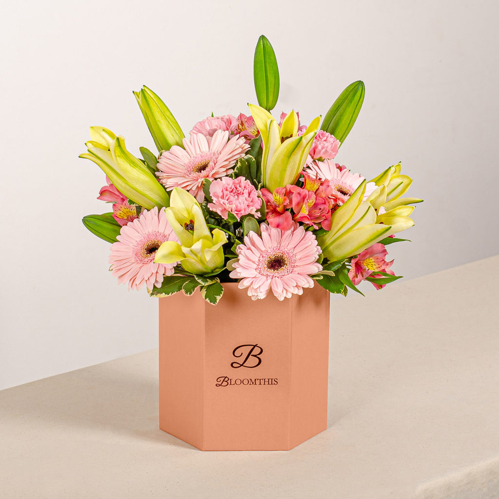 Yara Gerbera & Lily Flower Box