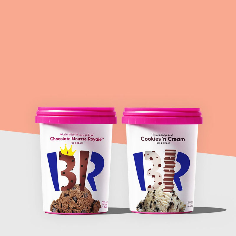 Baskin-Robbins Ice Cream Bundle (2 Pints)