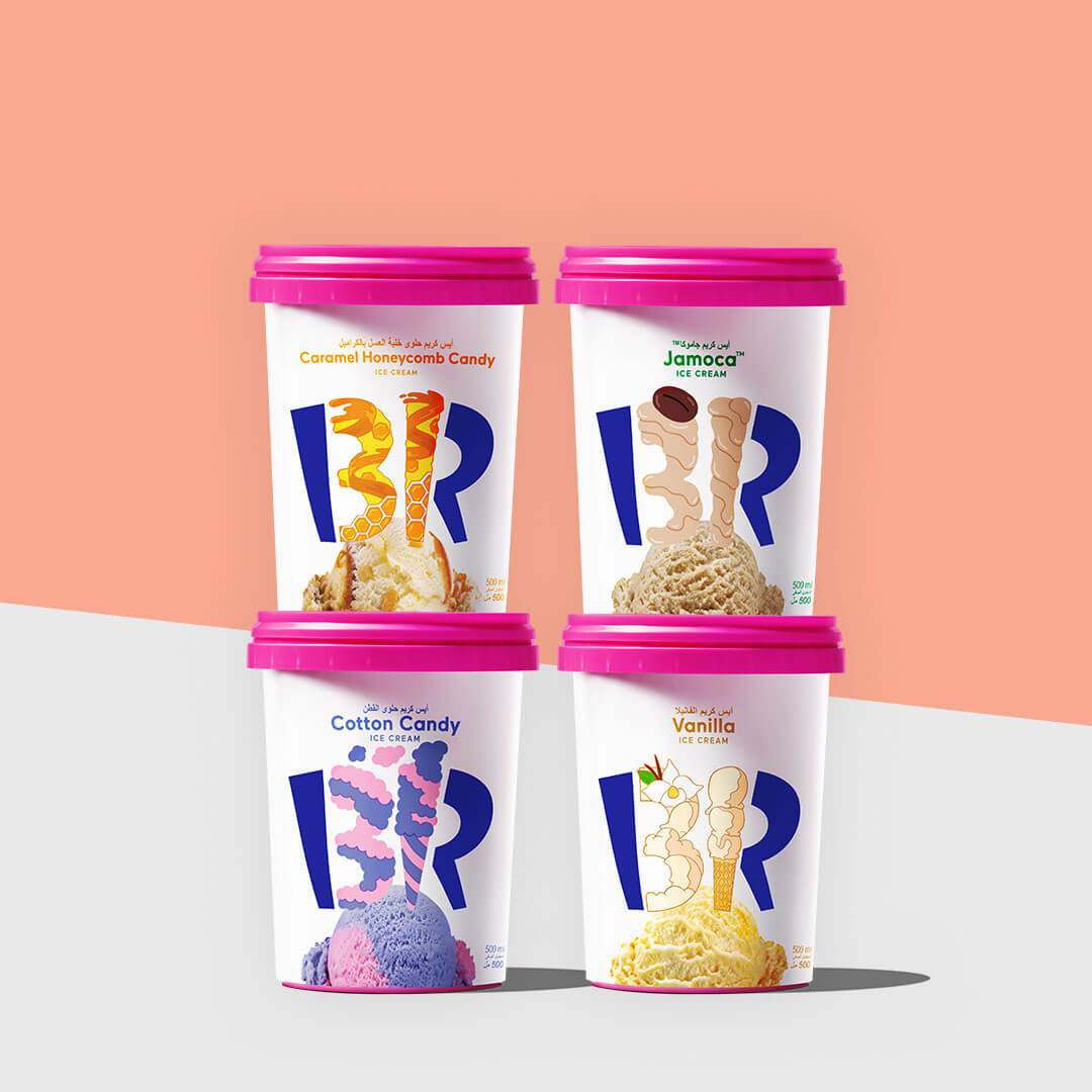 Baskin-Robbins Ice Cream Bundle (4 Pints)